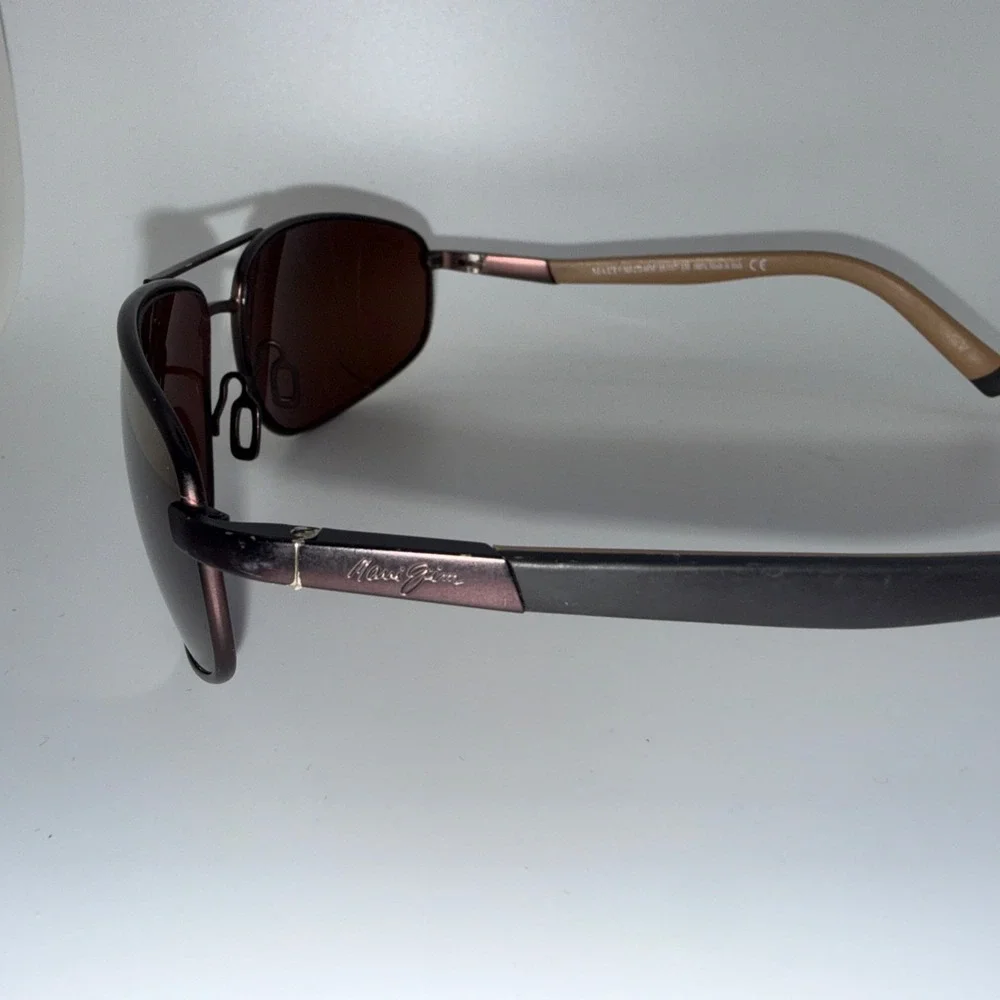 Maui Jim MJ272-01M Authentic NorthPoint Bronze Aviator Sunglasses 65-17-130-Read